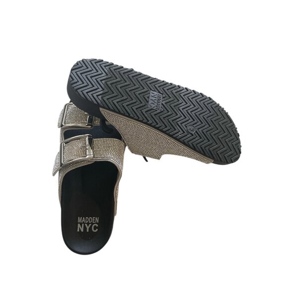 Women's MNYC ELECTRIFY 2 SANDAL, MADDEN NYC, 9, Black, NWT - Picture 5 of 8